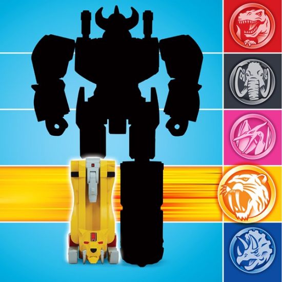 Mighty Morphin Power Rangers Sabertooth Tiger Combinable Dinozord-68602CO