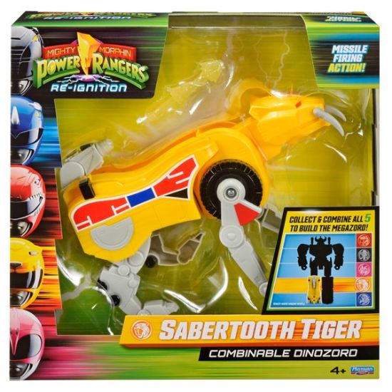 Mighty Morphin Power Rangers Sabertooth Tiger Combinable Dinozord-68602CO
