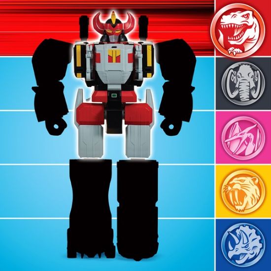 Mighty Morphin Power Rangers Tyrannosaurus Combinable Dinozord-68621CO