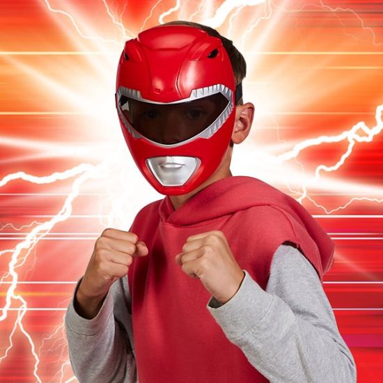 Mighty Morphin Power Rangers Red Ranger Role Play Mask-68741CO