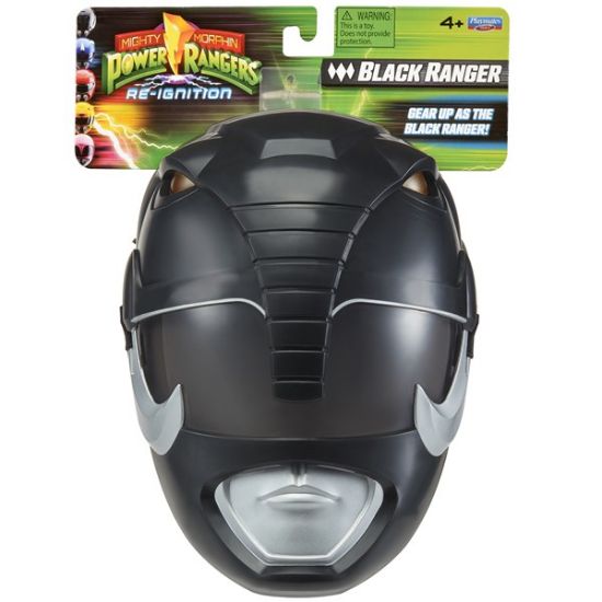 Mighty Morphin Power Rangers Black Ranger Role Play Mask-68742CO