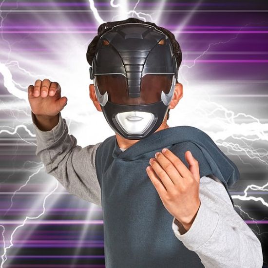 Mighty Morphin Power Rangers Black Ranger Role Play Mask-68742CO