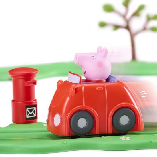 Peppa Pig Whizz-Around-Peppa's Little Red Car Set-08343