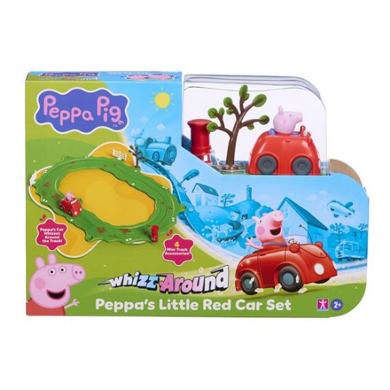 Peppa Pig Whizz-Around-Peppa's Little Red Car Set-08343