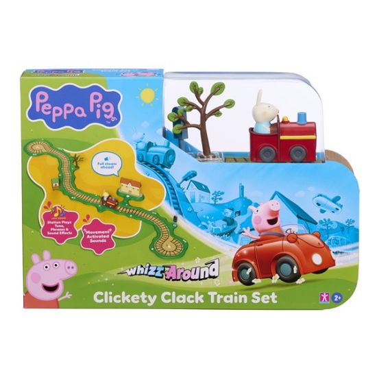 Peppa Pig Whizz-Around-Clickety Clack Train Set-08344