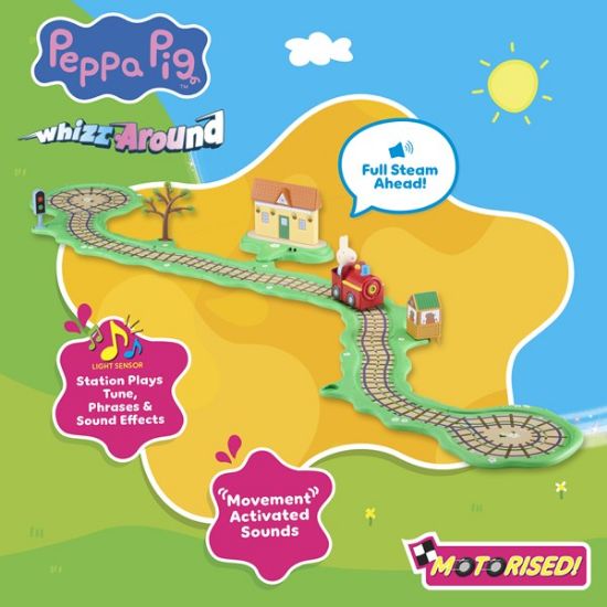 Peppa Pig Whizz-Around-Clickety Clack Train Set-08344