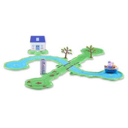 Peppa Pig Whizz-Around-Bobbing Along Boat Set-08345