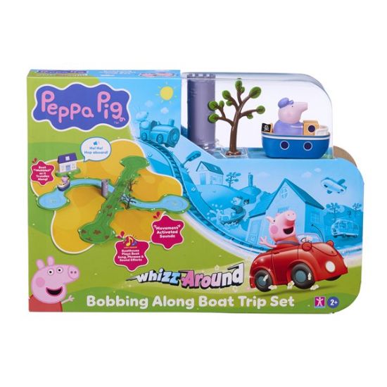 Peppa Pig Whizz-Around-Bobbing Along Boat Set-08345