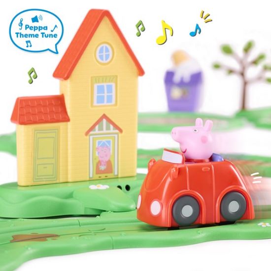 Peppa Pig Whizz-Around-Peppa's Runabout Town Set-08346