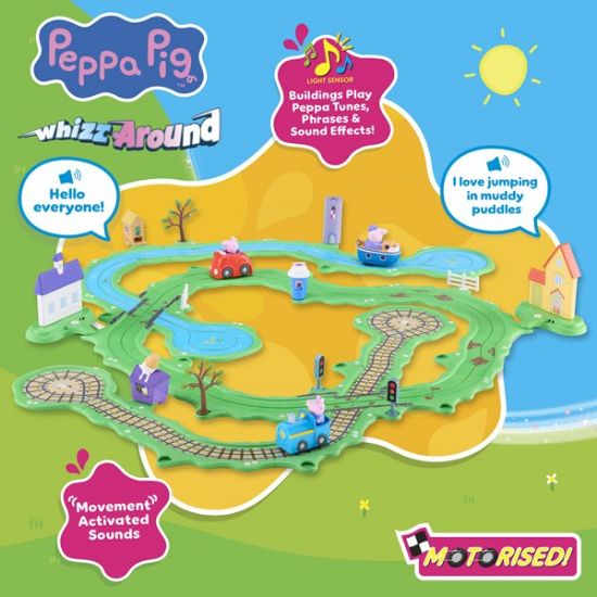Peppa Pig Whizz-Around - Peppa's Great Big World Set-08347