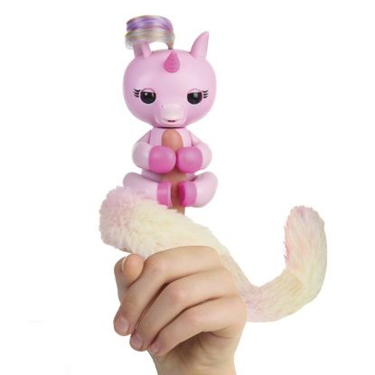 Fingerlings Snuggle Tails Unicorn-Evie-3242