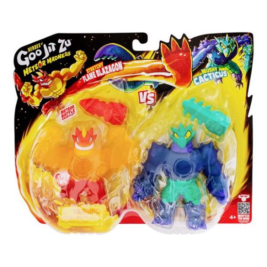 Heroes of Goo Jit Zu Meteor Madness Versus Pack-Flame Blazagon Vs Cacticus-43025