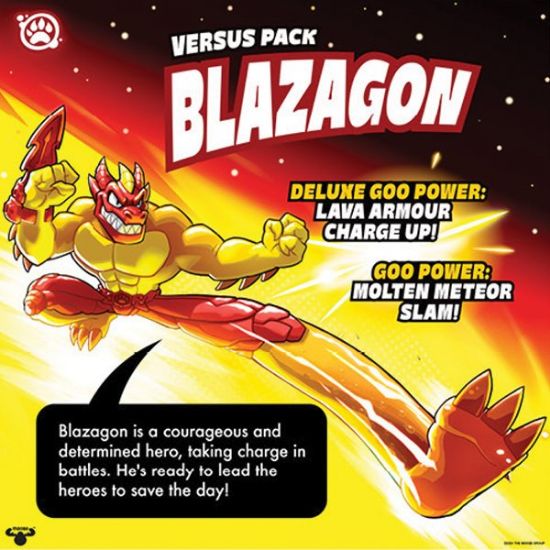 Heroes of Goo Jit Zu Meteor Madness Versus Pack-Flame Blazagon Vs Cacticus-43025